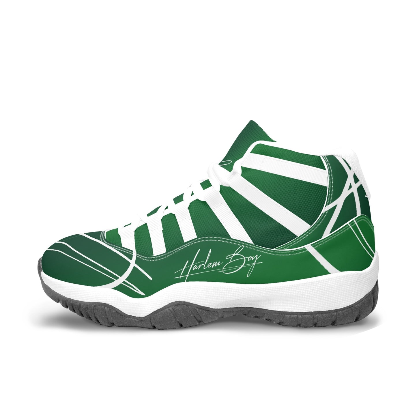 Harlem Boy "Tribe" Basketball - Emerald w/Black or White Trim (Men's)