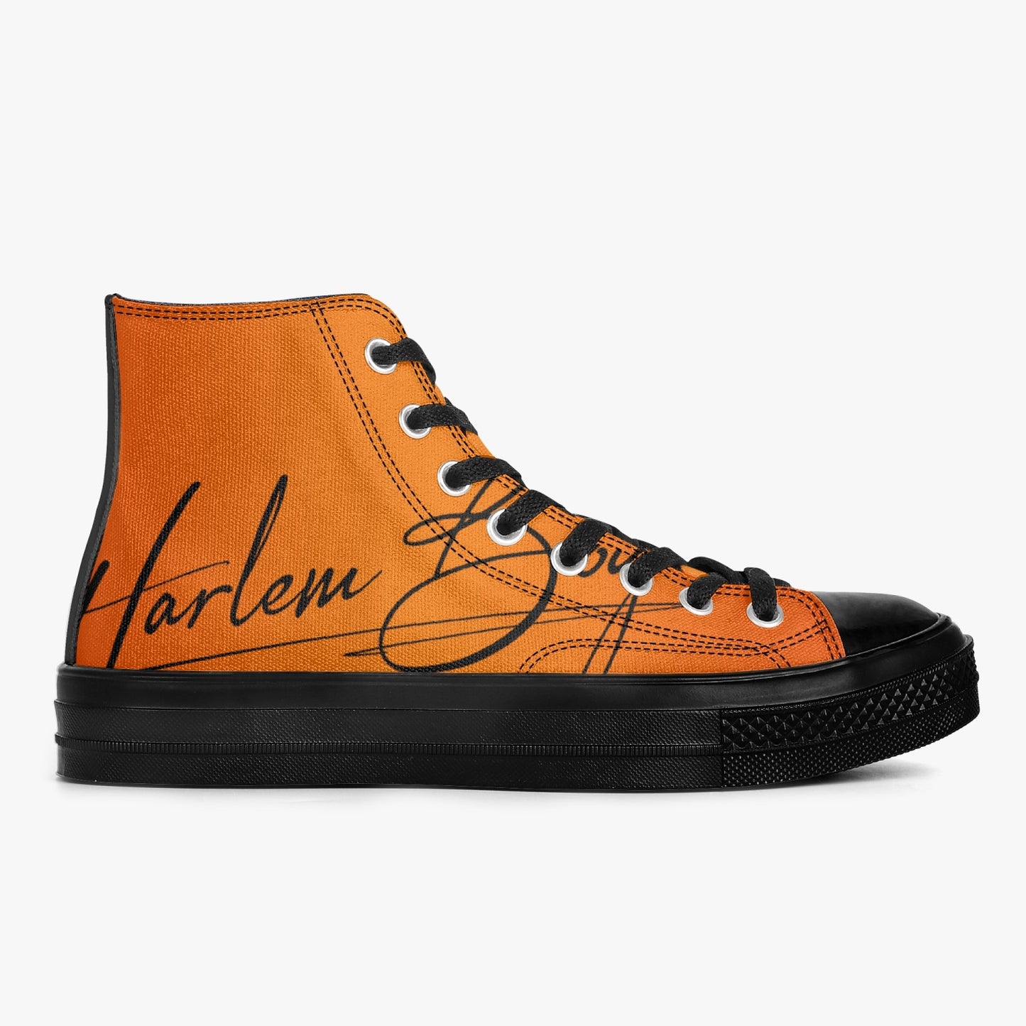 Harlem Boy "Coolee High" Tops Men - Mandarin Fire - Black Sole