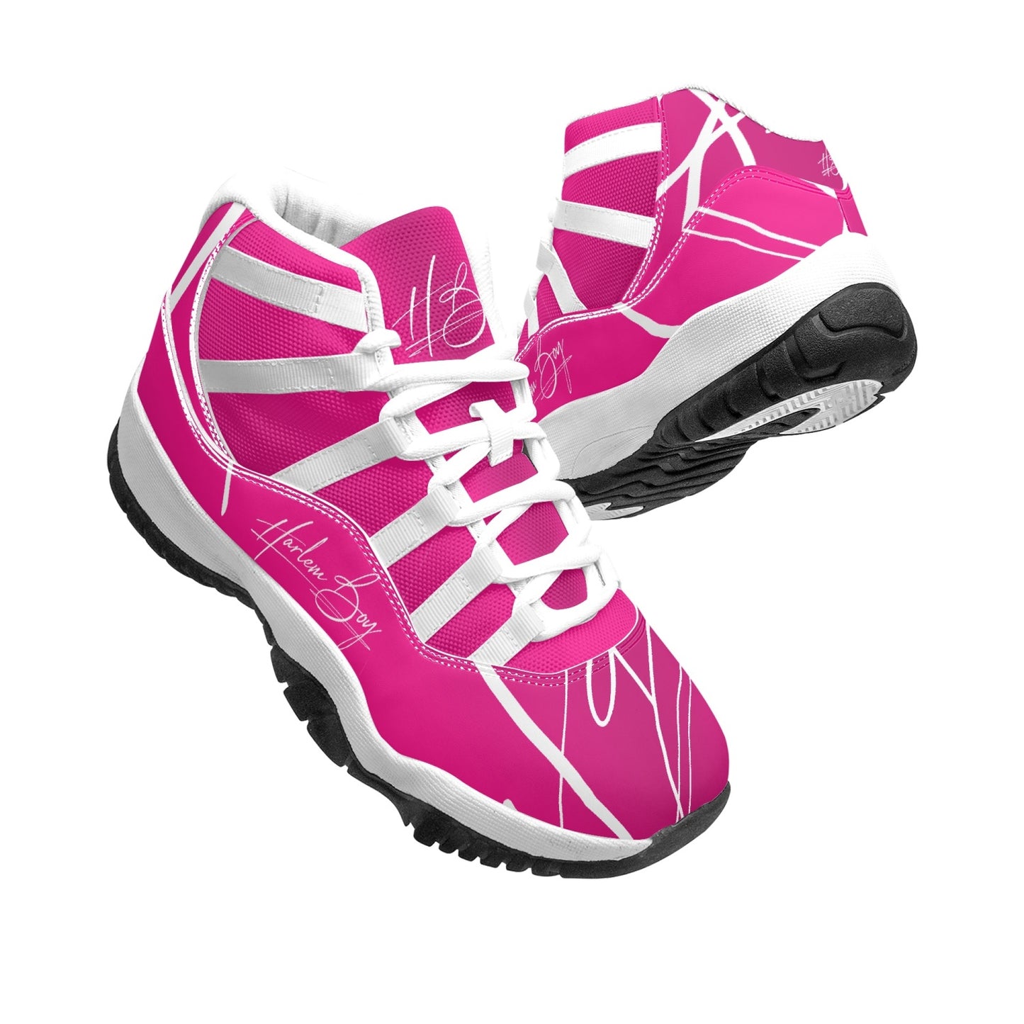 Harlem Boy "Tribe" Basketball - Fuchsia w/Black or White Trim (Women's)