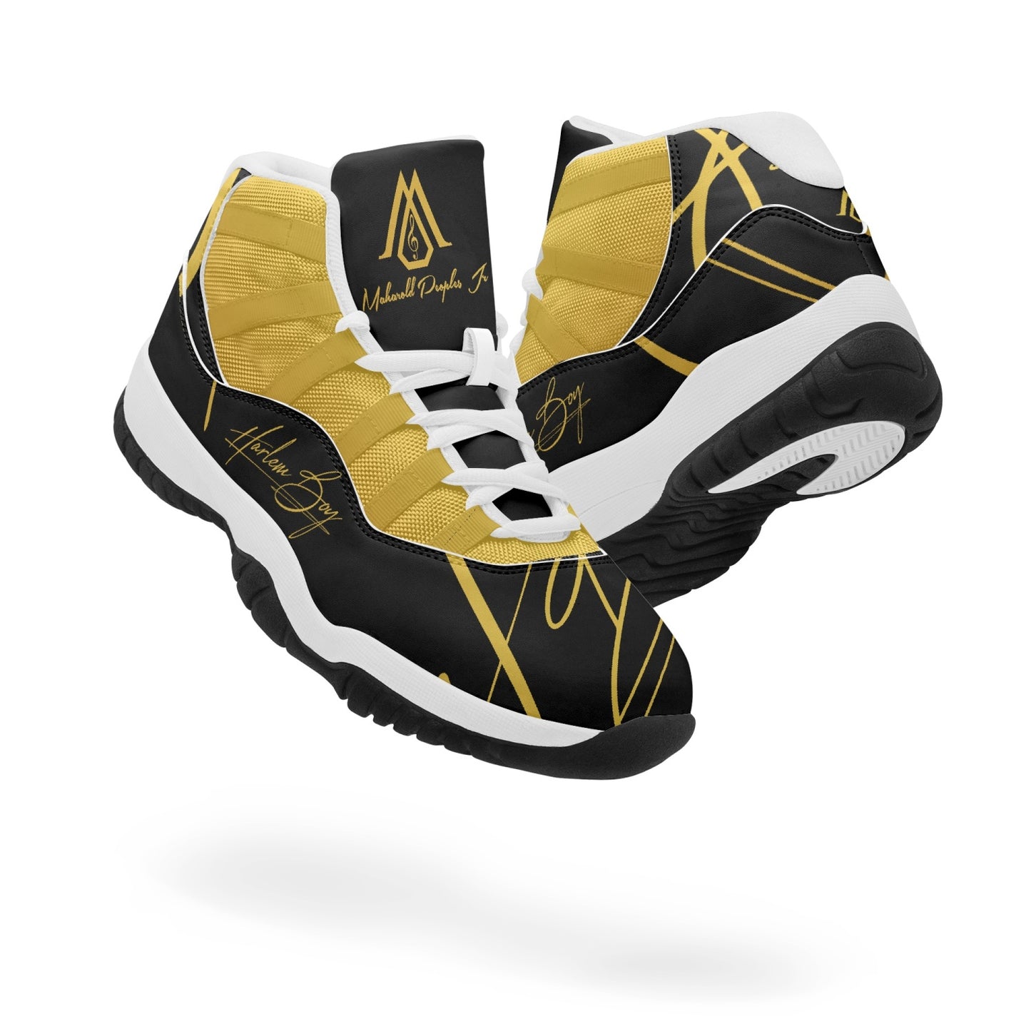 Harlem Boy "Tribe" Basketball MP2 Edition - Black w/Black or White Trim (Men's) *