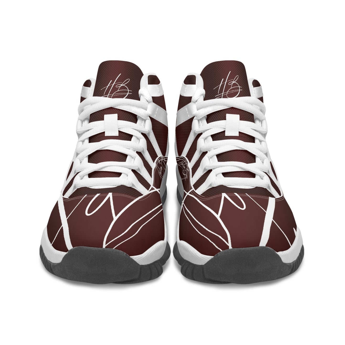 Harlem Boy "Tribe" Basketball - Burnished Mahogany w/Black or White Trim (Men's)