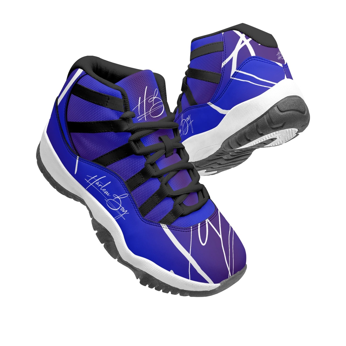 Harlem Boy "Tribe" Basketball - Sapphire w/Black or White Trim (Women's)