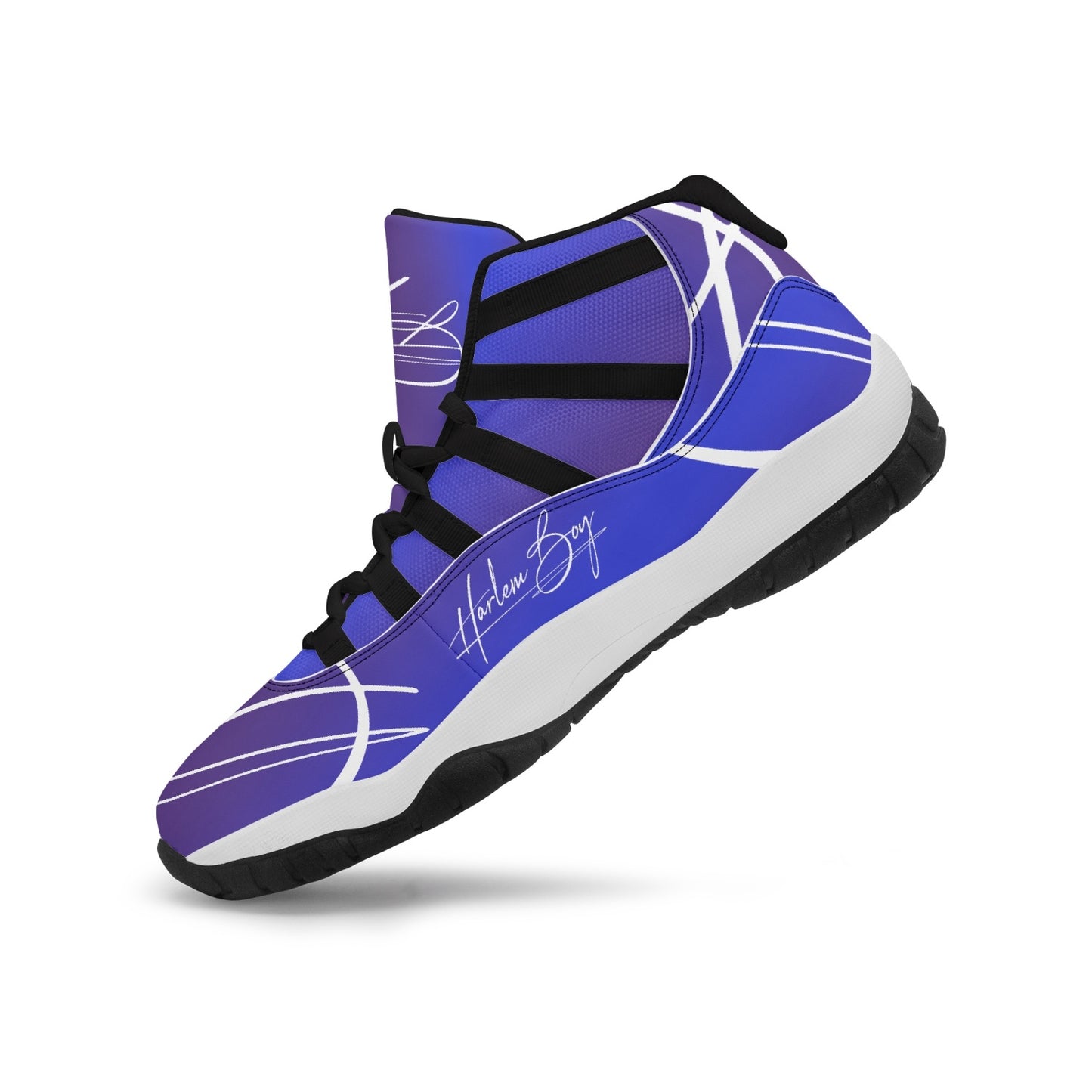 Harlem Boy "Tribe" Basketball - Sapphire w/Black or White Trim (Men's)