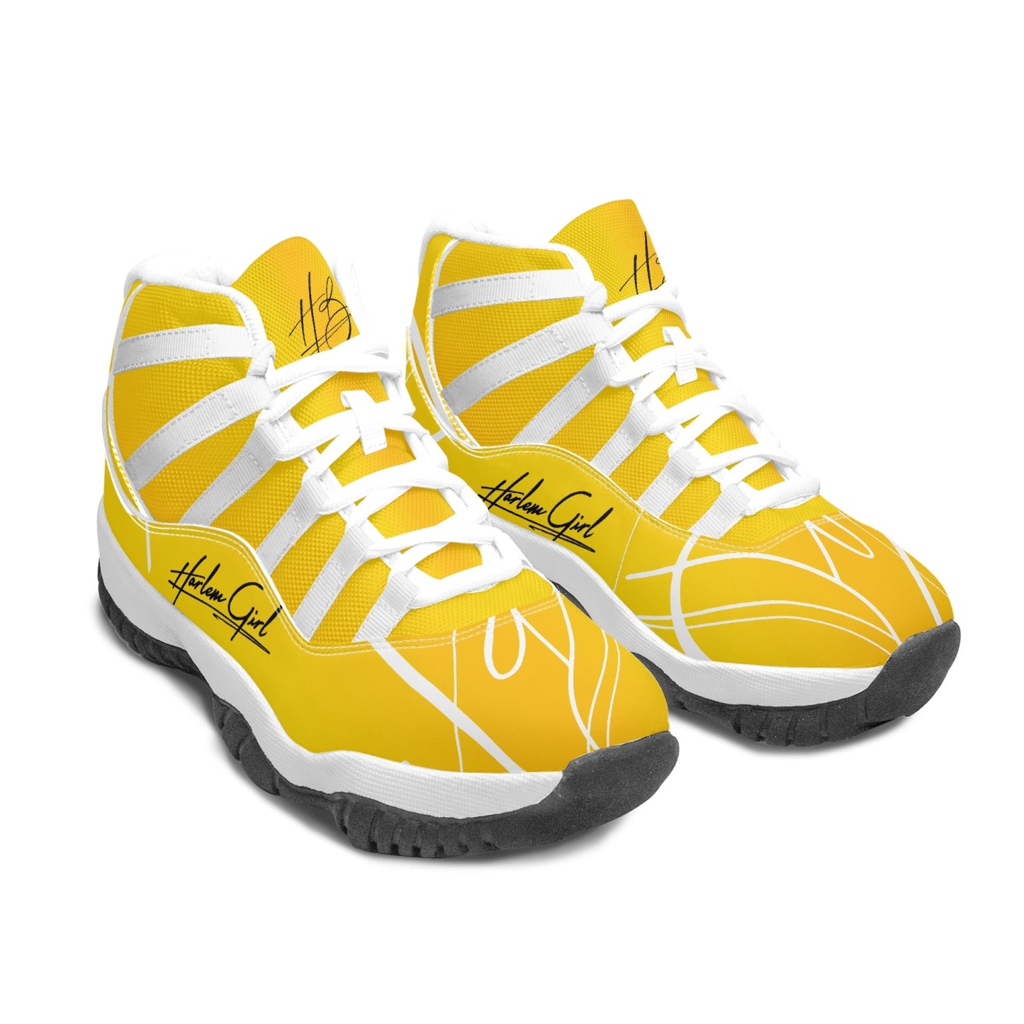 Harlem Girl "Tribe" Basketball - Gold w/Black or White Trim (Women's)