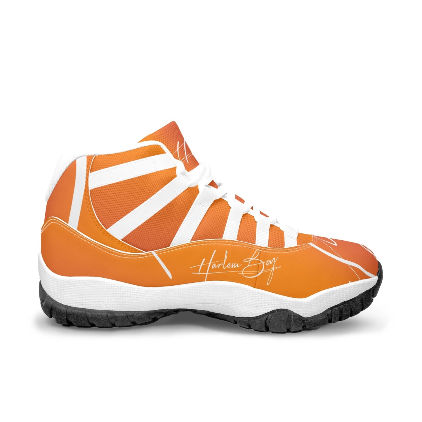Harlem Boy "Tribe" Basketball - Mandarin w/Black or White Trim (Women's)