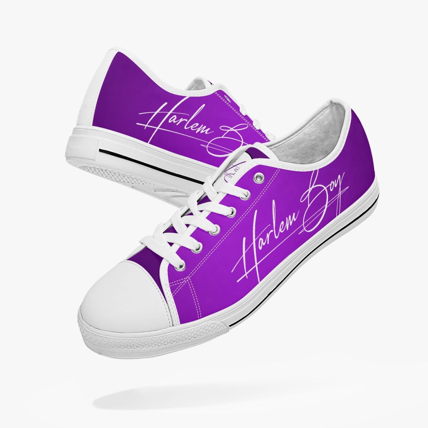 HB Harlem Boy "Lenox Ave" Classic Low Tops - Amethyst - Men (Black or White Sole)