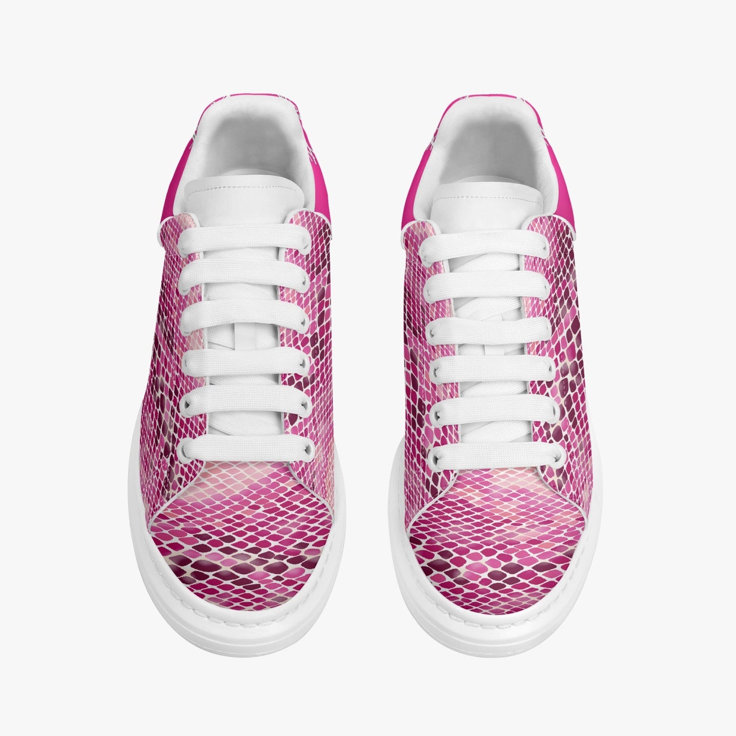 Harlem Boy Sankofa - Snakeskin Print - Pink Fuchsia Red - Mens