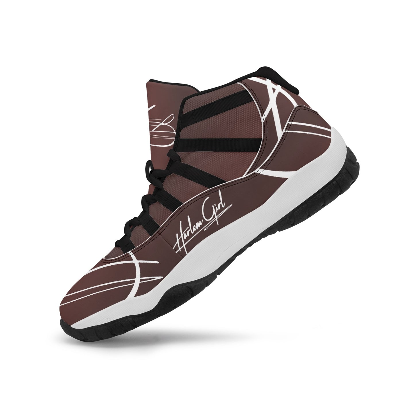 Harlem Girl "Tribe" Basketball - Burnished Mahogany w/Black or White Trim (Women's)