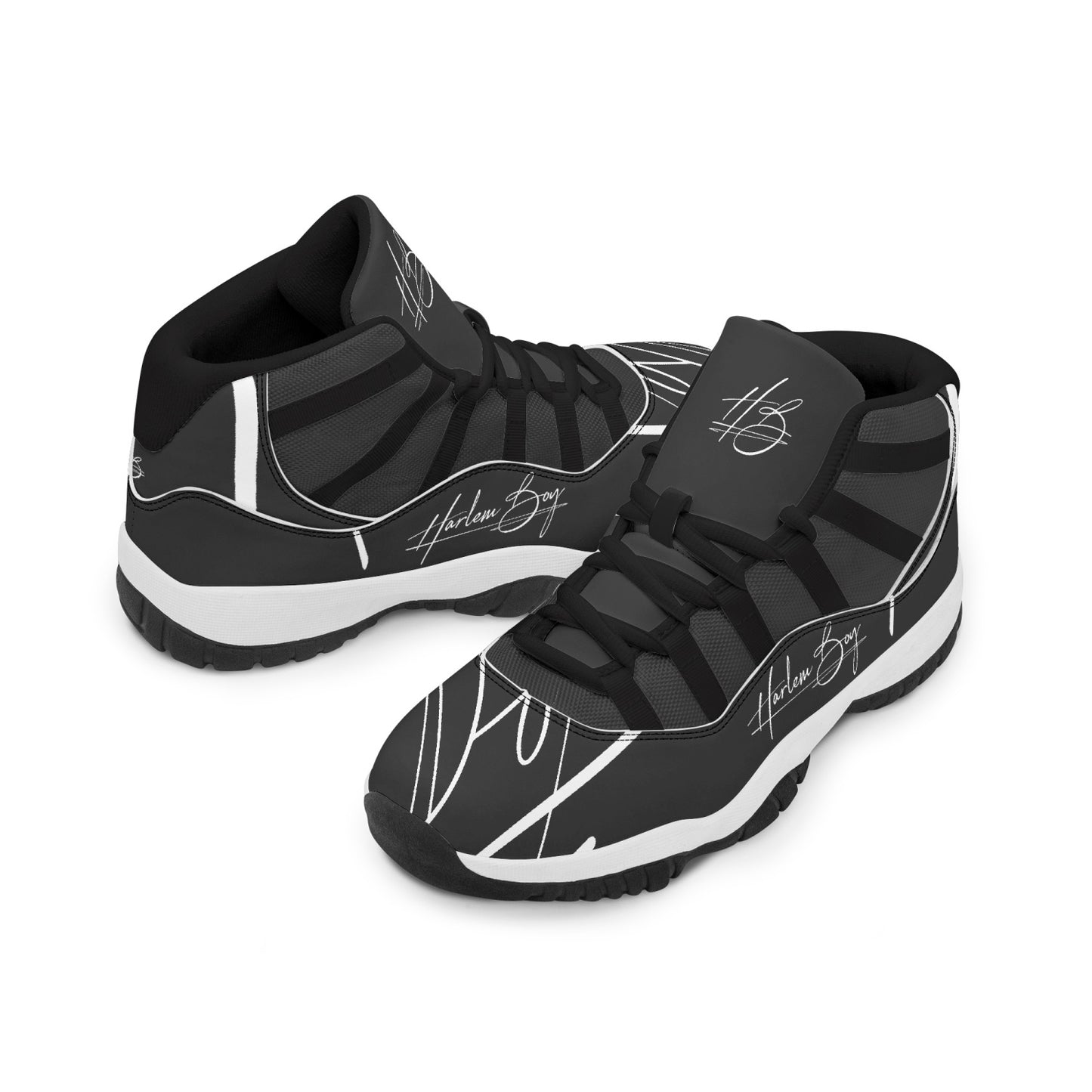 Harlem Boy "Tribe" Basketball - Onyx w/Black or White Trim (Men's)