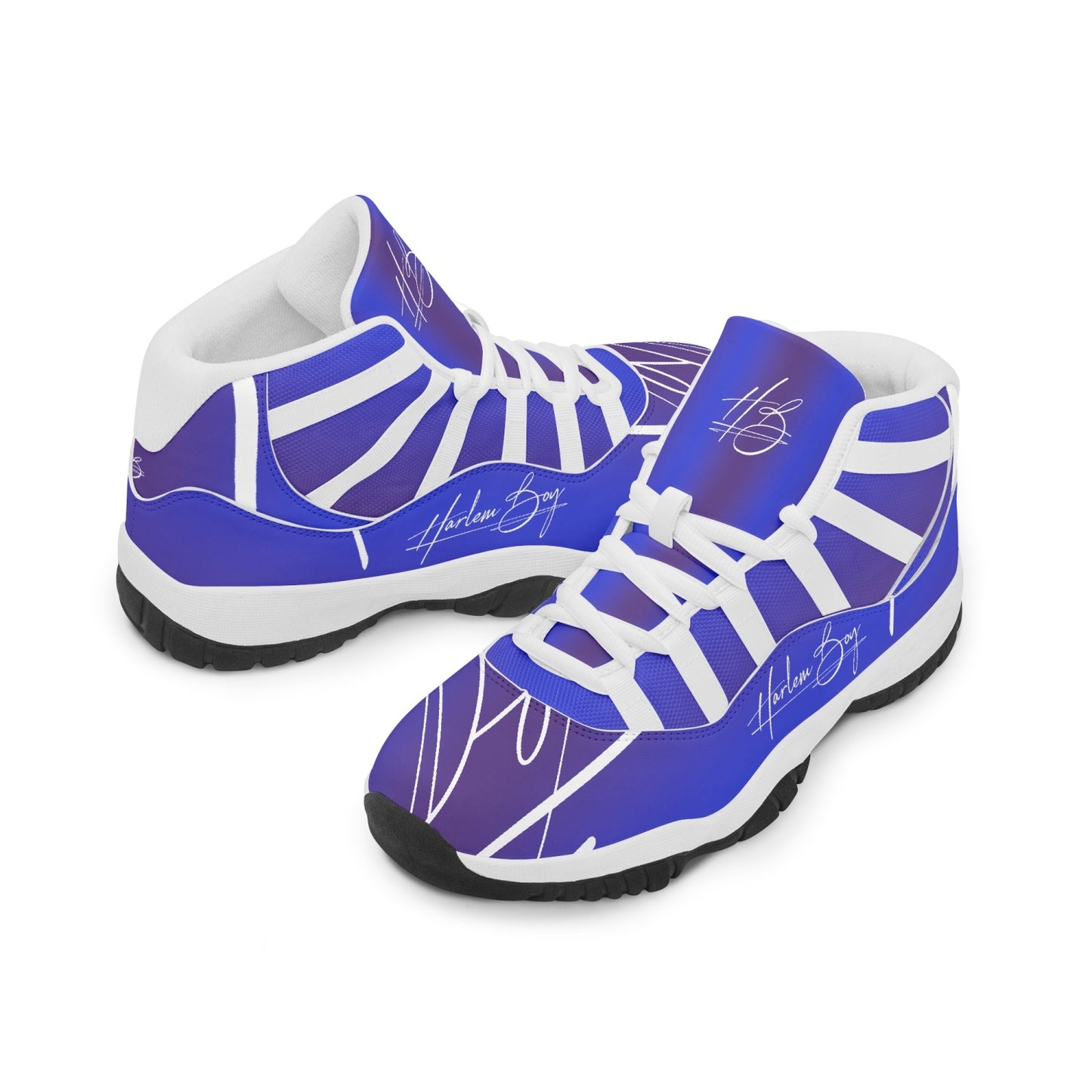 Harlem Boy "Tribe" Basketball - Sapphire w/Black or White Trim (Men's)