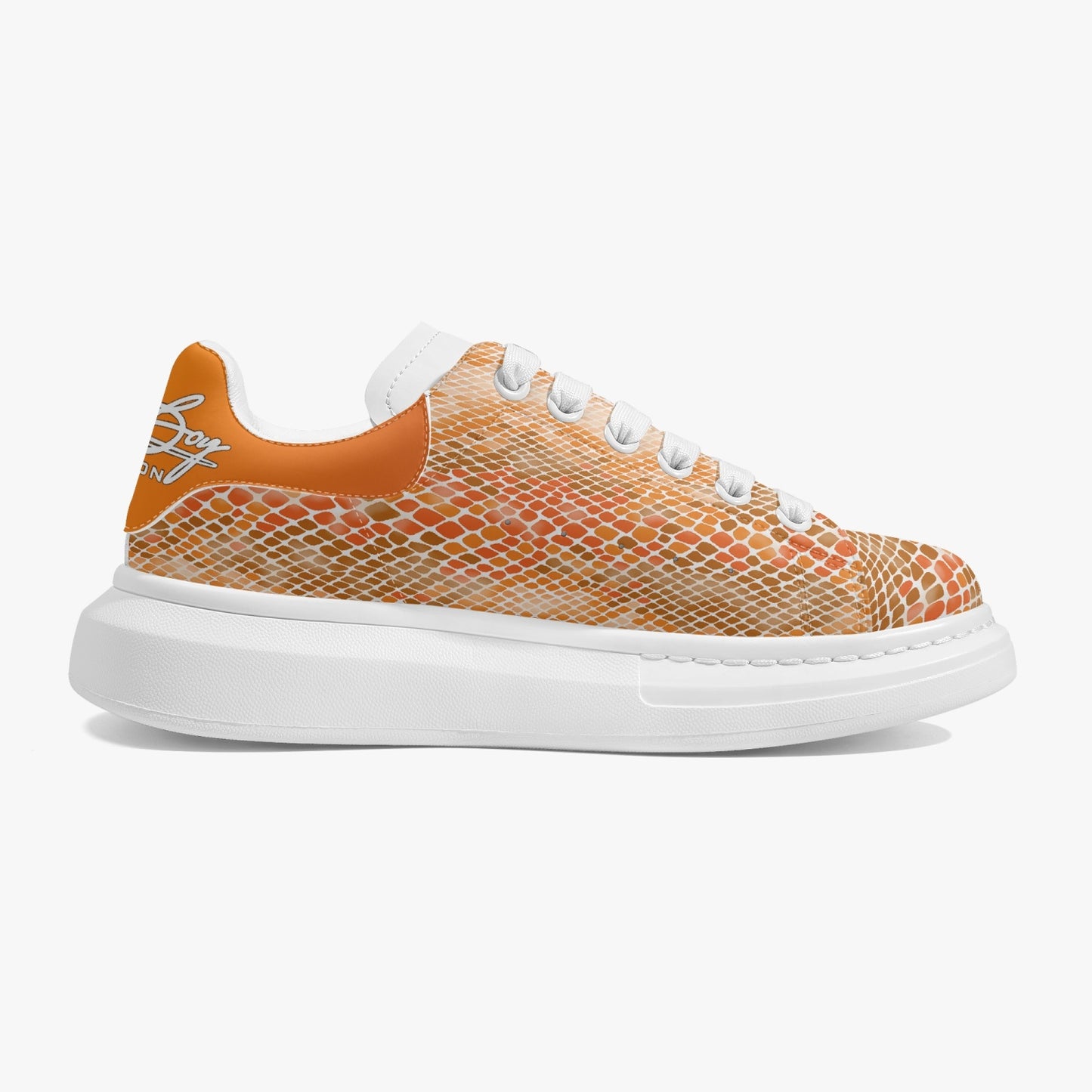Harlem Boy Sankofa - Snakeskin Print - Mandarin - Mens