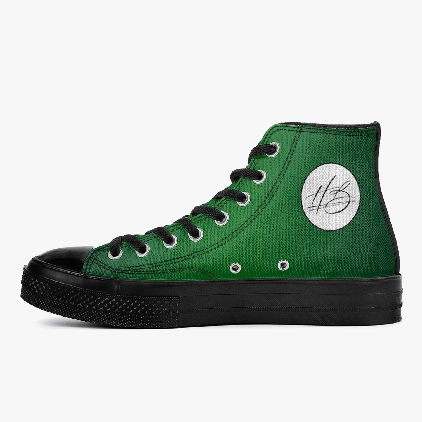 Harlem Boy "Coolee High" Tops Men - Emerald - Black Sole