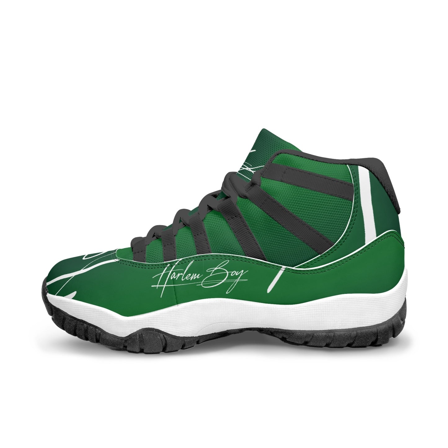 Harlem Boy "Tribe" Basketball - Emerald w/Black or White Trim (Men's)