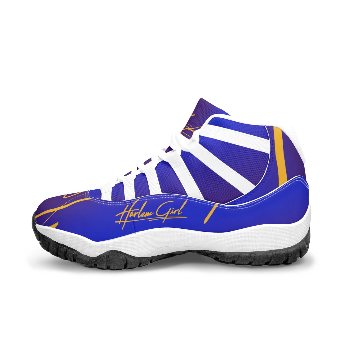 Harlem Girl "Tribe" Basketball - Blue & Gold w/White Trim (Women's)