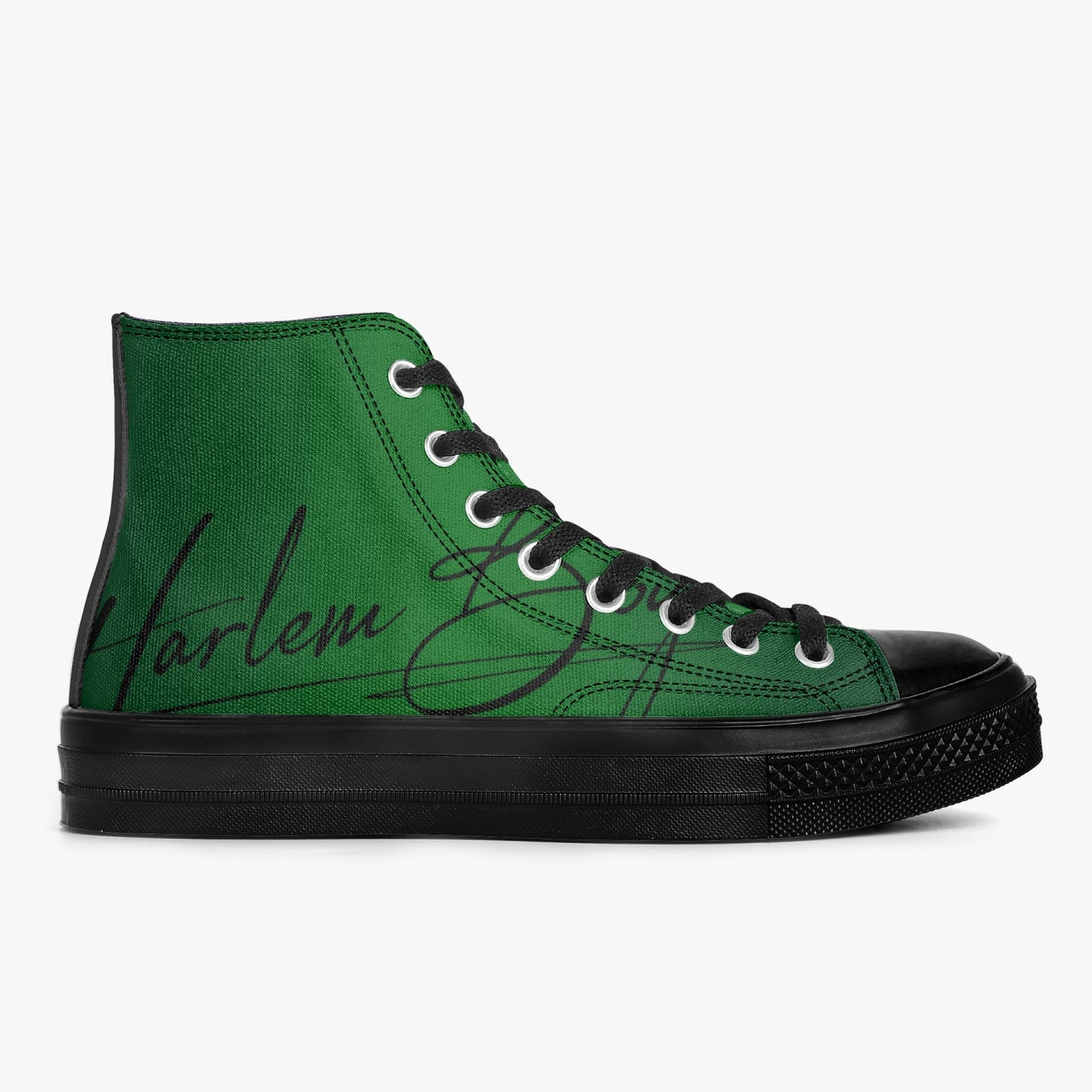 Harlem Boy "Coolee High" Tops Men - Emerald - Black Sole