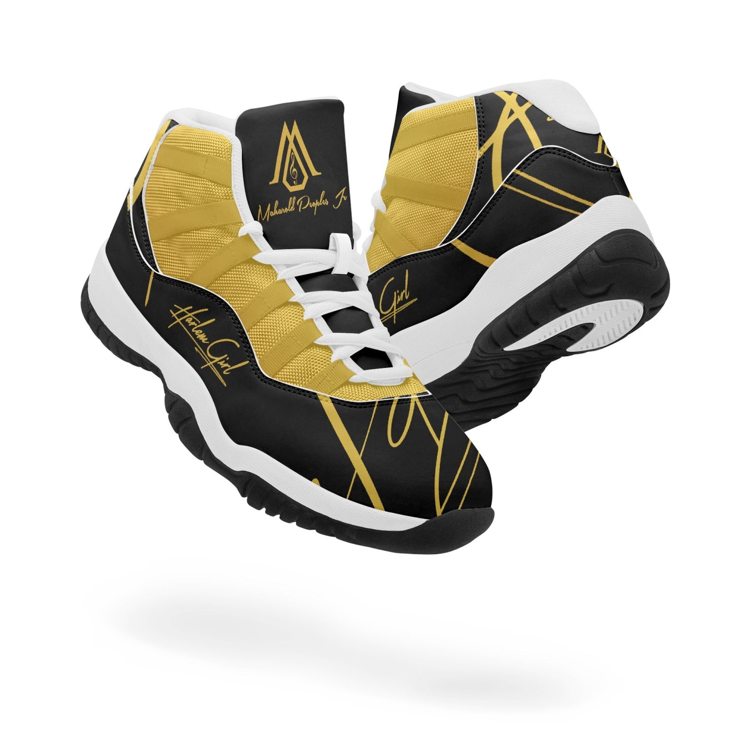 Harlem Girl "Tribe" Basketball MP2 Edition - Black w/Black or White Trim (Women's) *