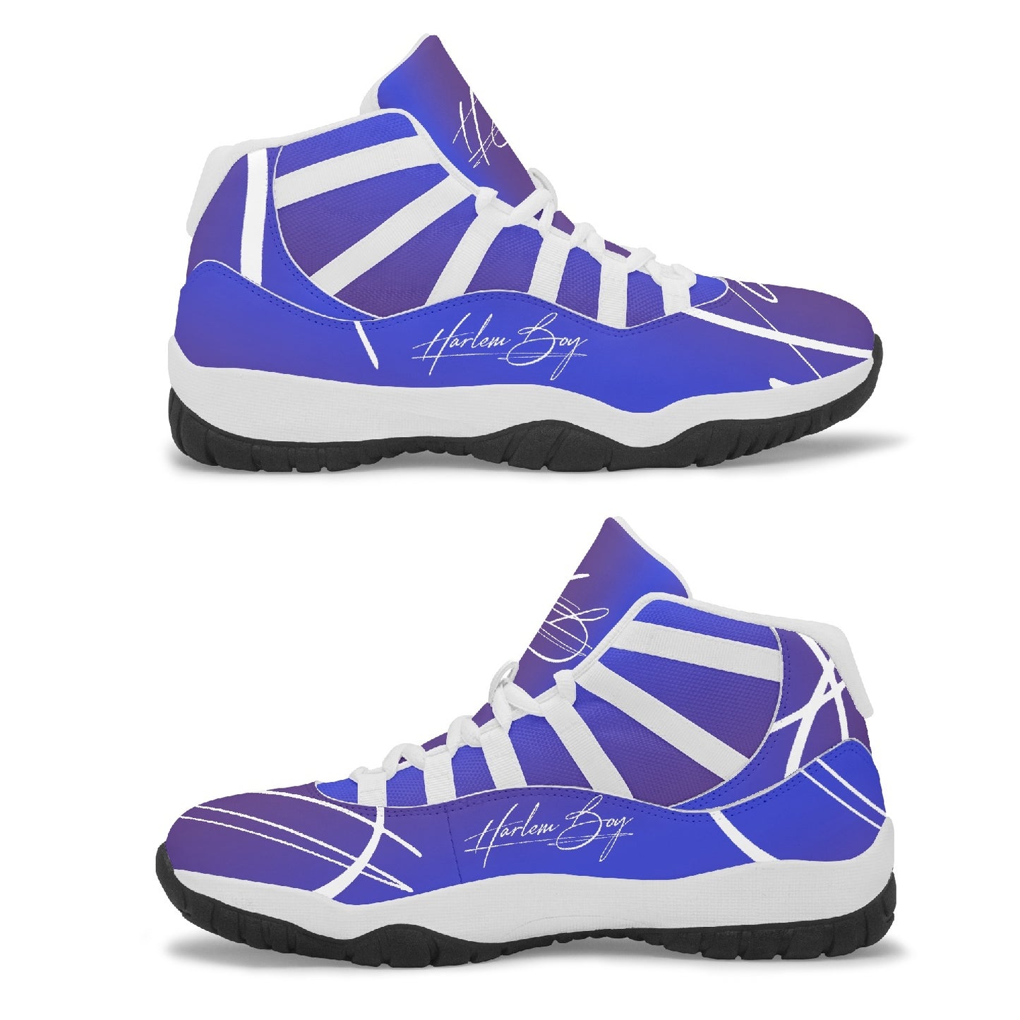 Harlem Boy "Tribe" Basketball - Sapphire w/Black or White Trim (Men's)