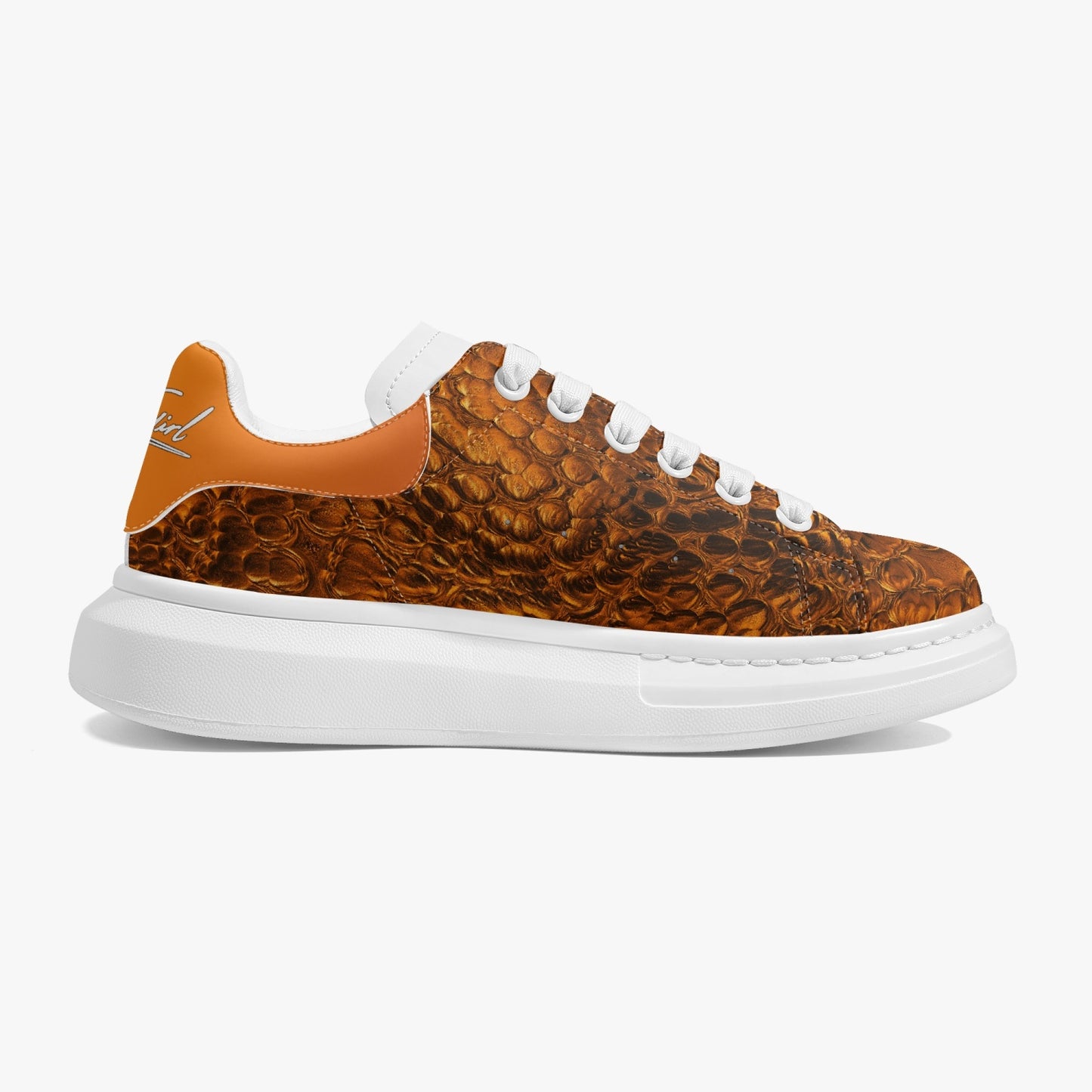 HBC - Harlem Girl Sankofa - Crocodile Print - Mandarin - Womens