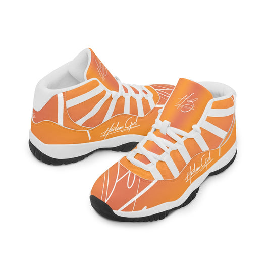 Harlem Girl "Tribe" Basketball - Mandarin w/Black or White Trim (Women's)