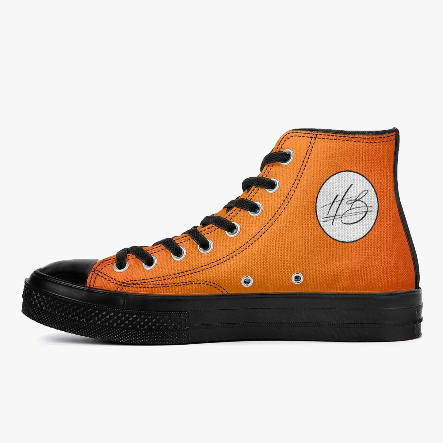 Harlem Boy "Coolee High" Tops Men - Mandarin Fire - Black Sole