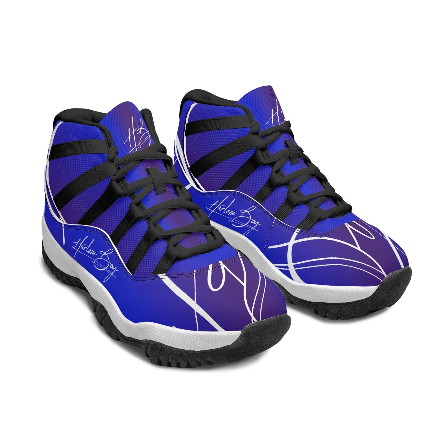 Harlem Boy "Tribe" Basketball - Sapphire w/Black or White Trim (Men's)