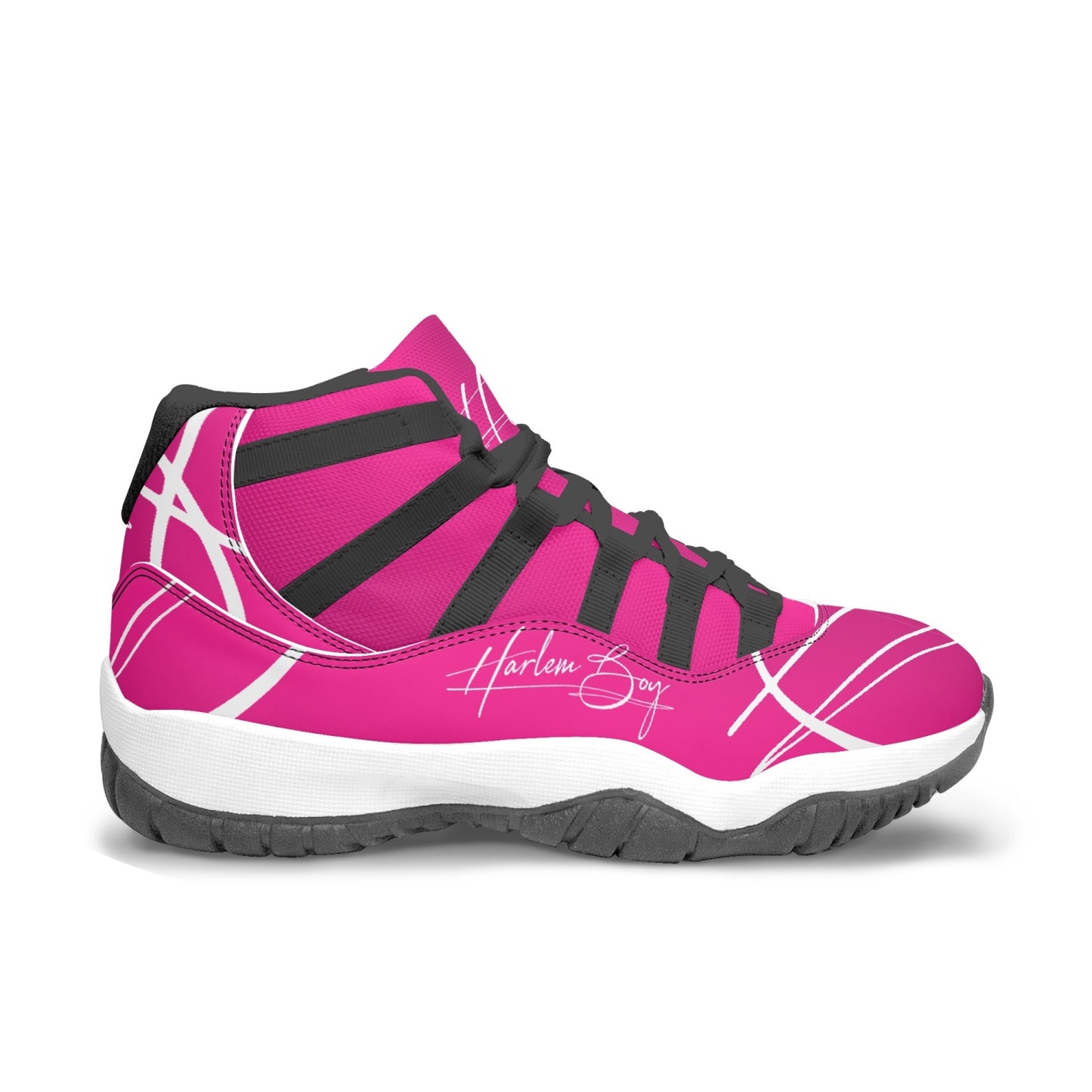 Harlem Boy "Tribe" Basketball - Fuchsia w/Black or White Trim (Women's)