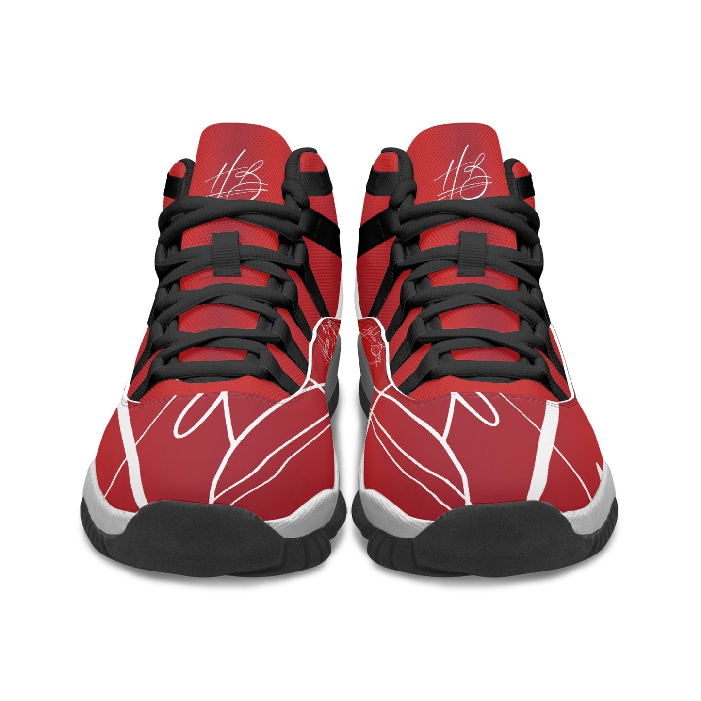 Harlem Boy "Tribe" Basketball - Ruby w/Black or White Trim (Men's)