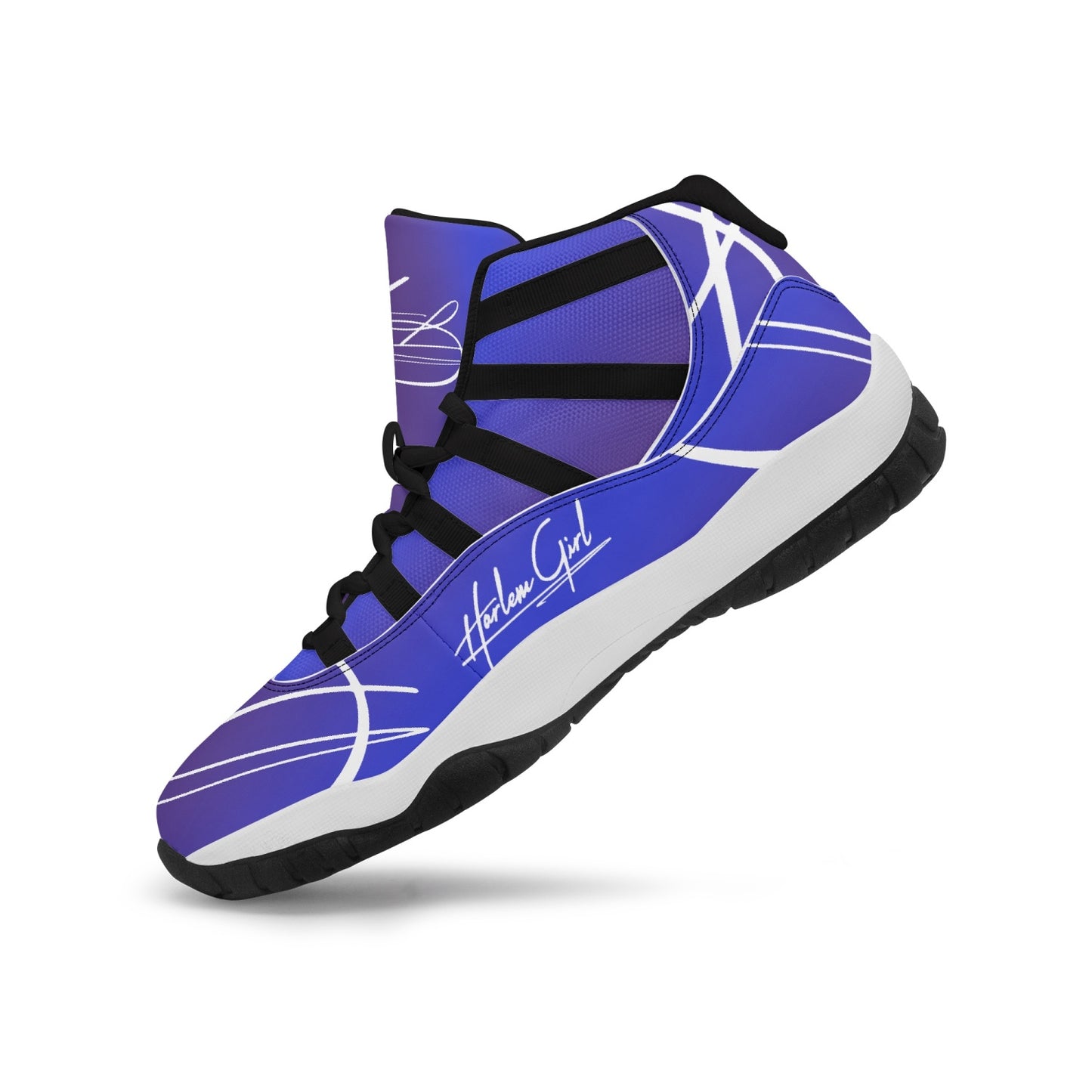 Harlem Girl "Tribe" Basketball - Sapphire w/Black or White Trim (Women's)