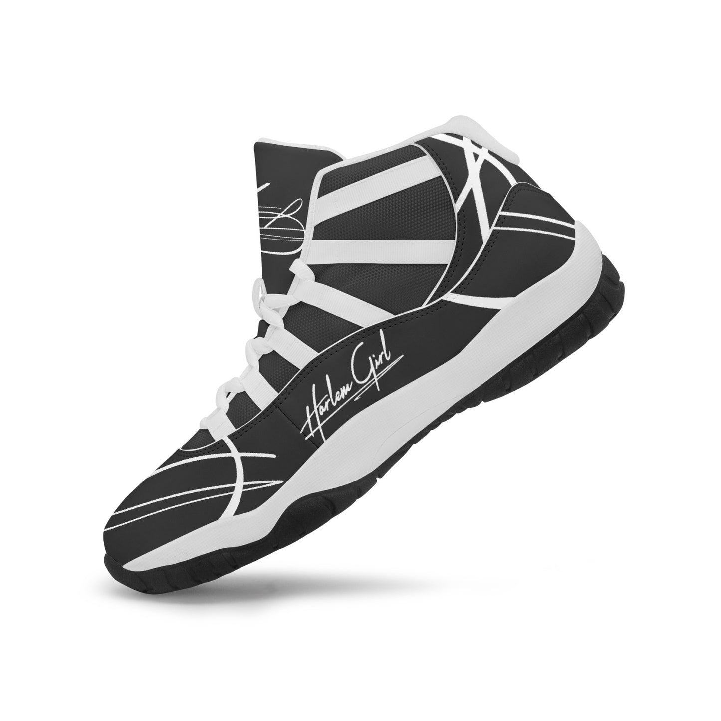 Harlem Girl "Tribe" Basketball - Onyx w/Black or White Trim (Women's)