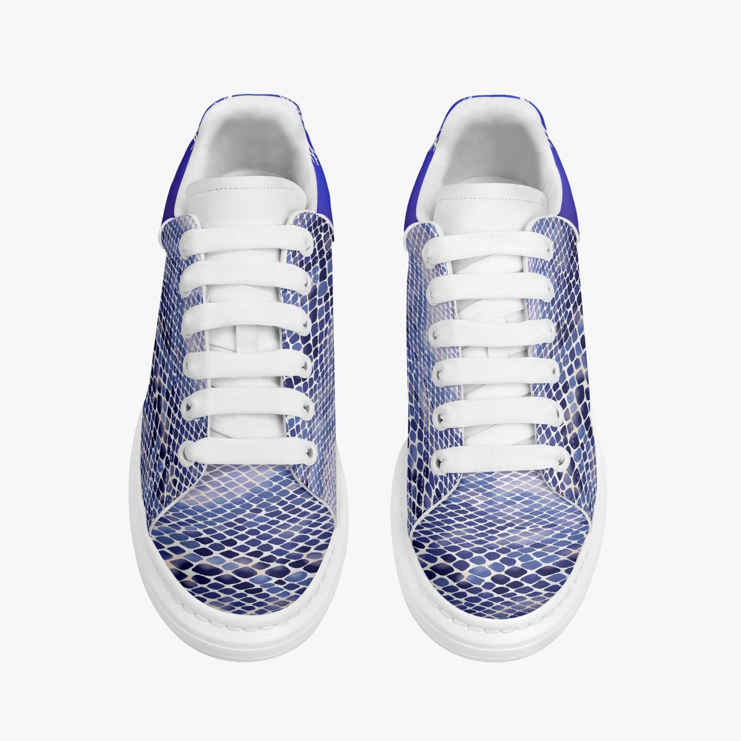 Harlem Boy Sankofa - Snakeskin Print - Sapphire - Mens