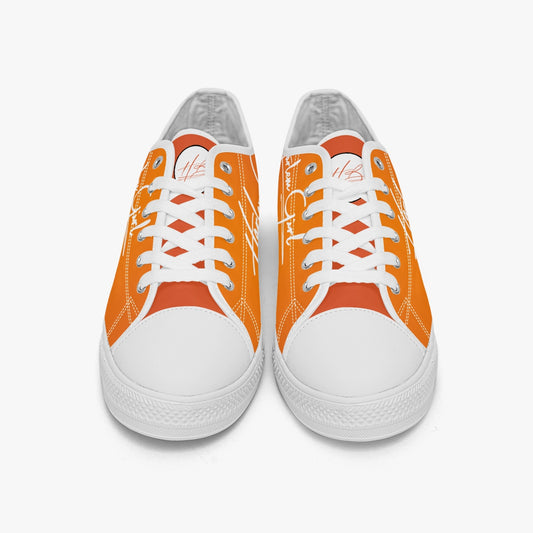 HB Harlem Girl "Lenox Ave" Classic Low Tops - Mandarin - Women (Black or White Sole)