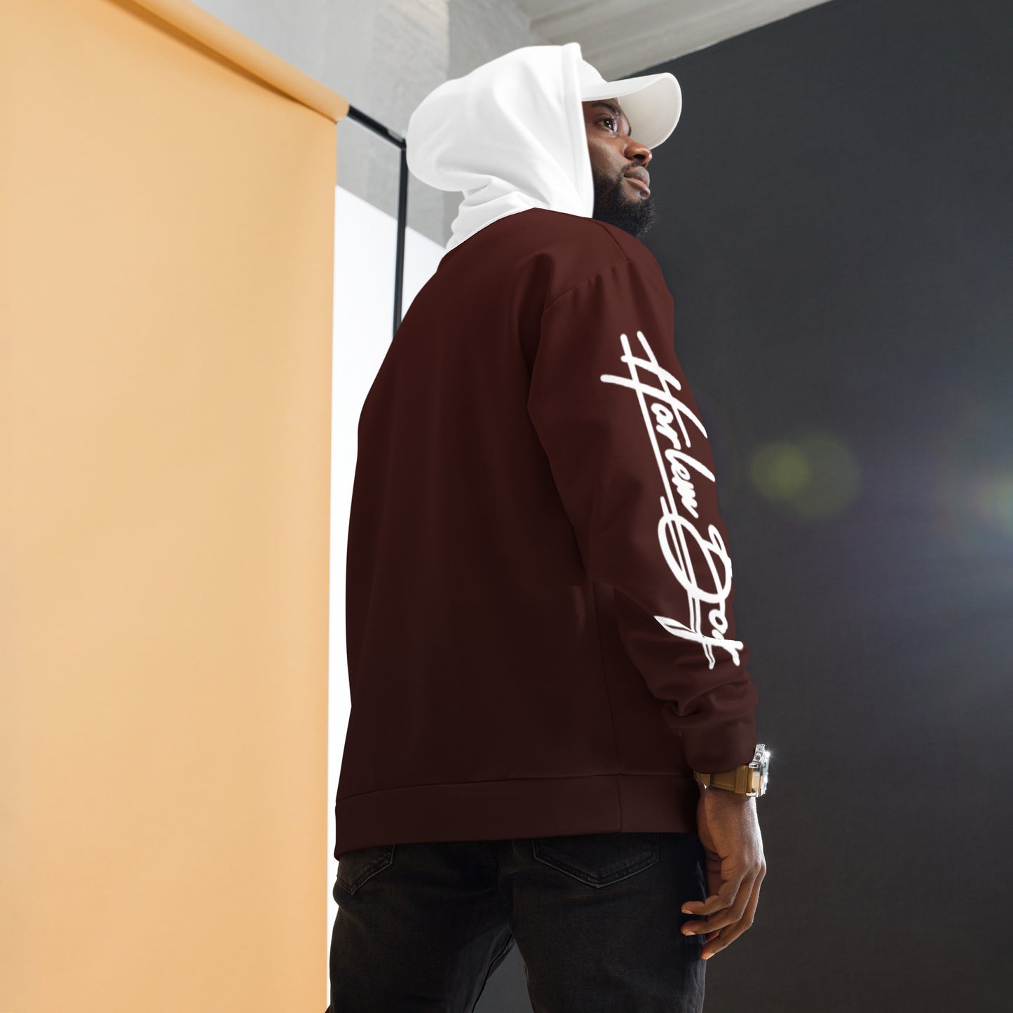 Harlem Boy Collection Hoodie - Burnished Mahogany - Men