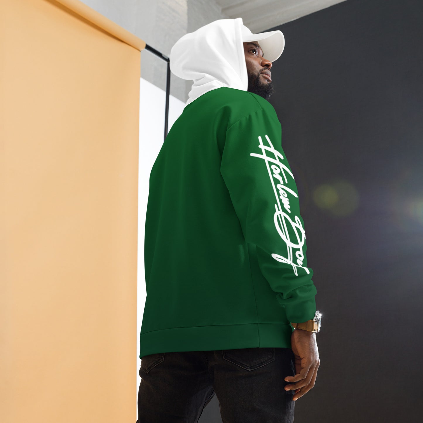 Harlem Boy Collection Hoodie - Emerald - Men