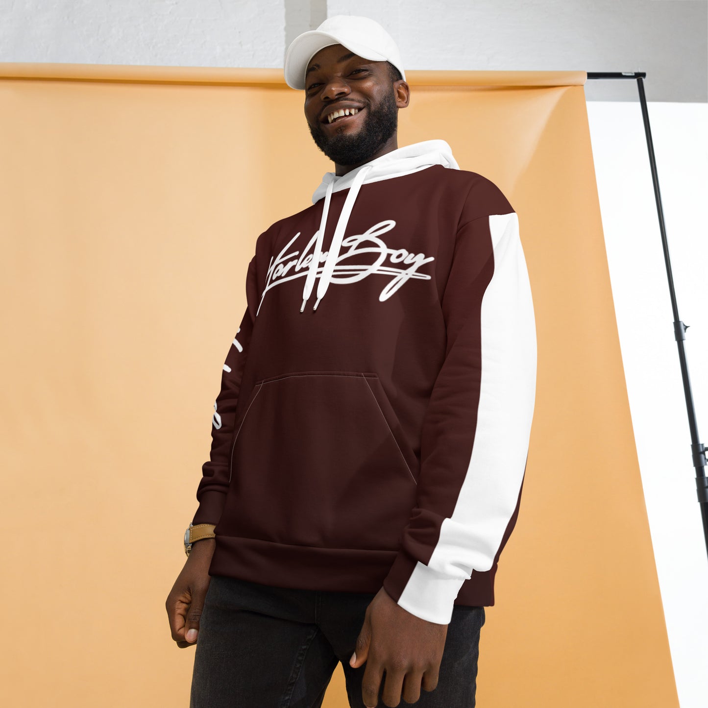 Harlem Boy Collection Hoodie - Burnished Mahogany - Men