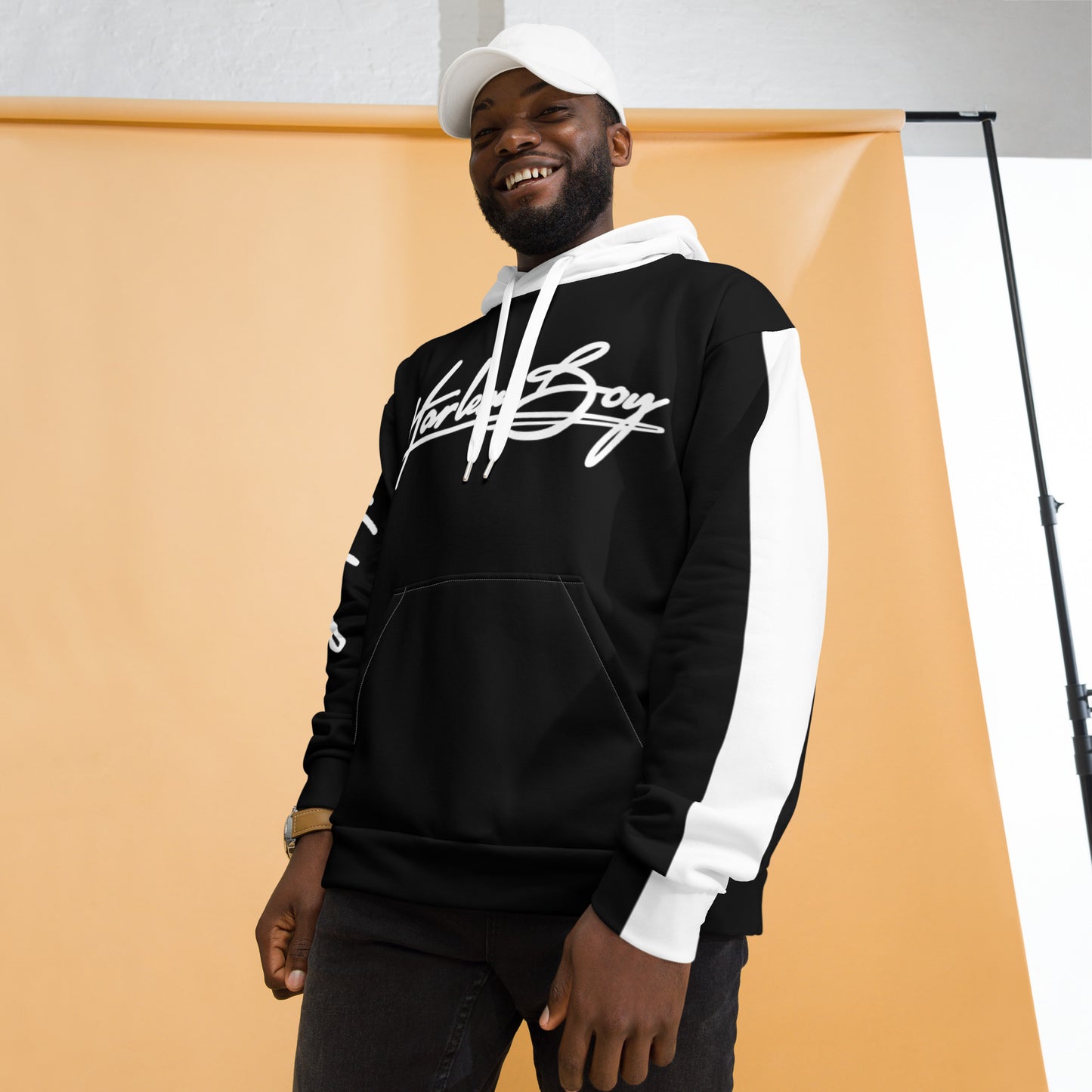 Harlem Boy Collection Hoodie - Onyx - Men