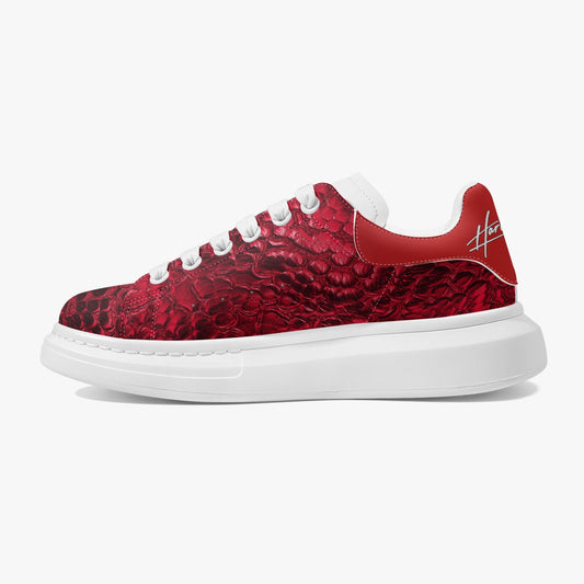 HBC - Harlem Girl Sankofa - Crocodile Print - Ruby - Womens