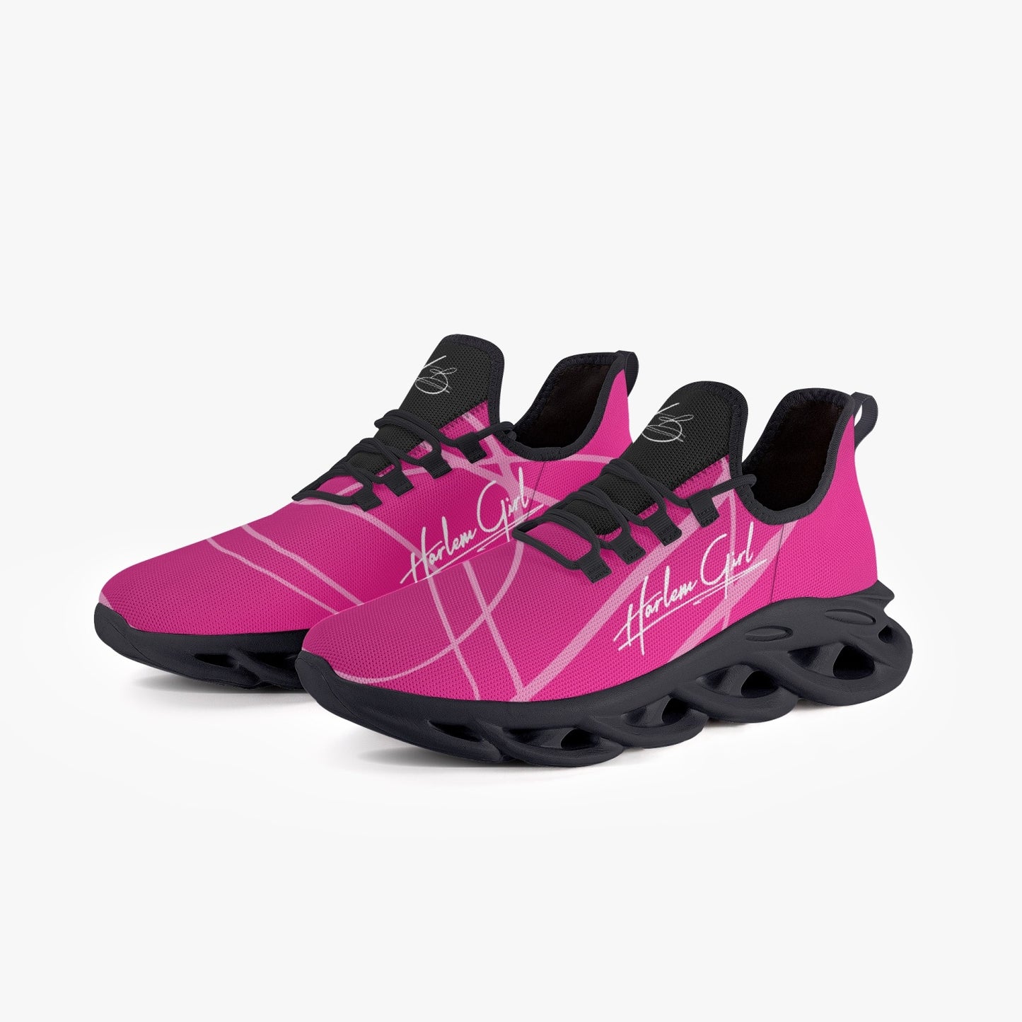 HB Harlem Girl "Bounce" Runner - Women - Fuchsia - Black Sole