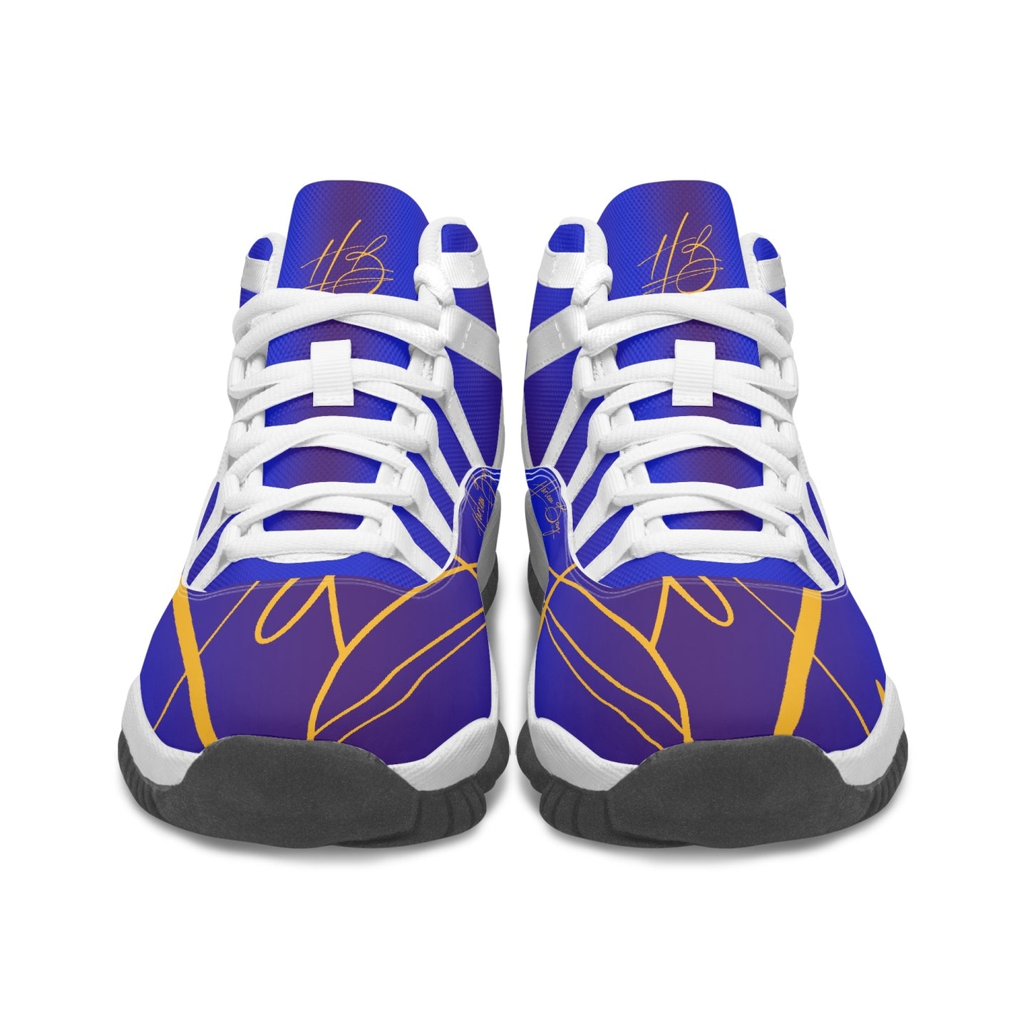 Harlem Boy "Tribe" Basketball - Blue & Gold w/White Trim (Women's)