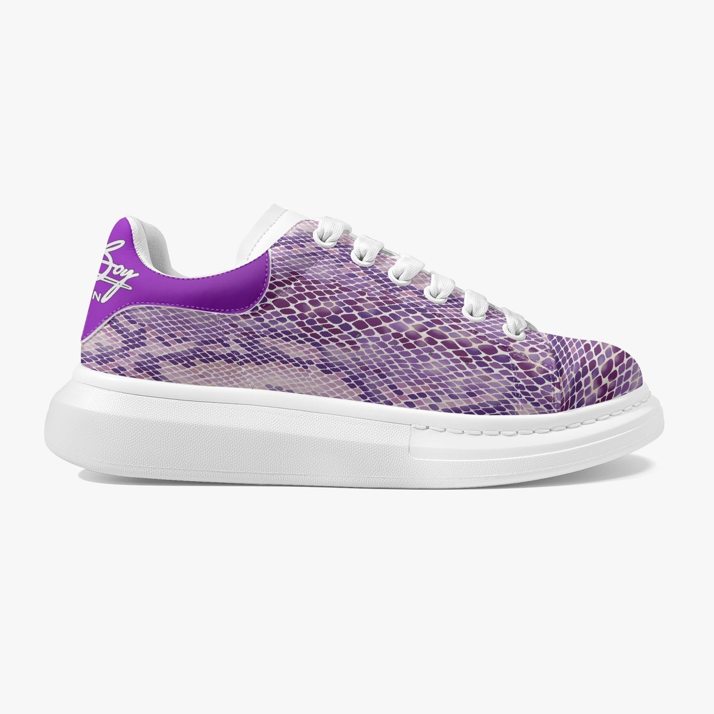 Harlem Boy Sankofa - Snakeskin Print - Amethyst - Mens