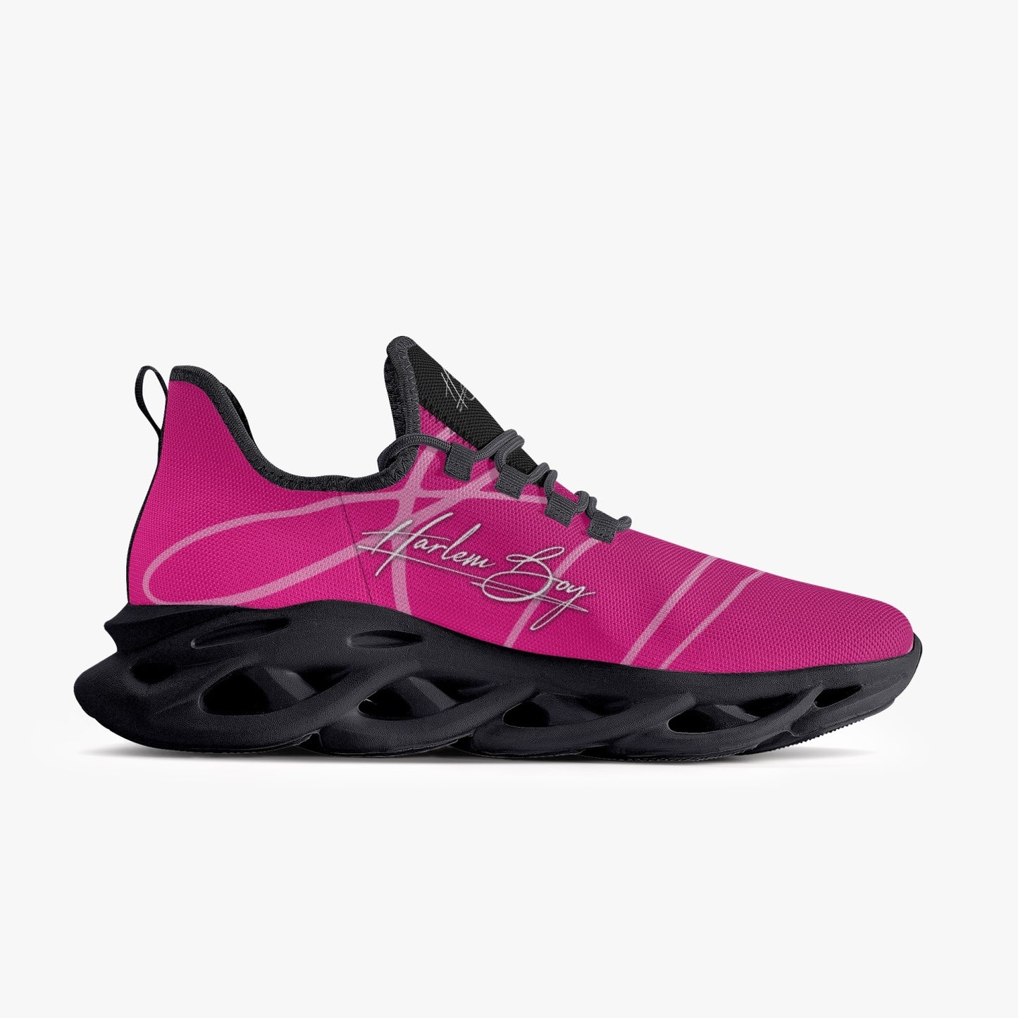HB Harlem Boy "Bounce" Runner - Men - Fuchsia - Black Sole