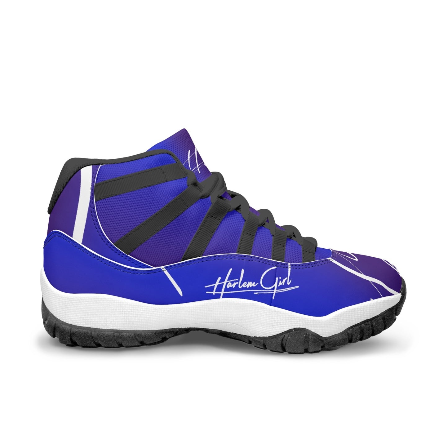 Harlem Girl "Tribe" Basketball - Sapphire w/Black or White Trim (Women's)