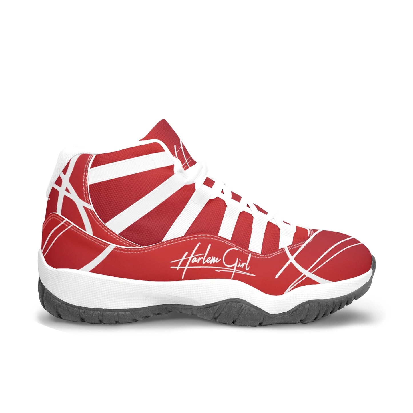 Harlem Girl "Tribe" Basketball - Ruby w/Black or White Trim (Women's)