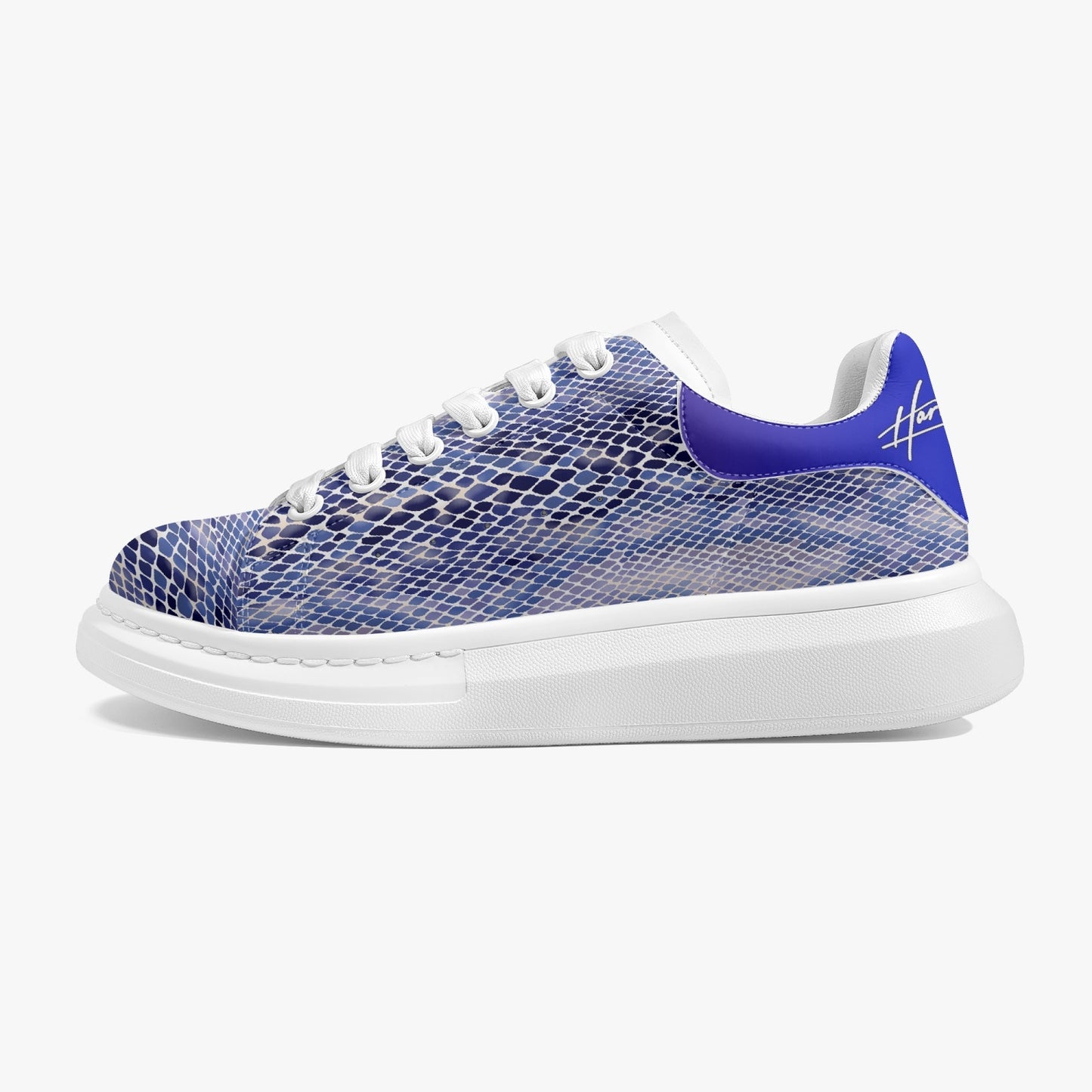 HBC - Harlem Girl Sankofa - Snakeskin Print - Saphire - Womens