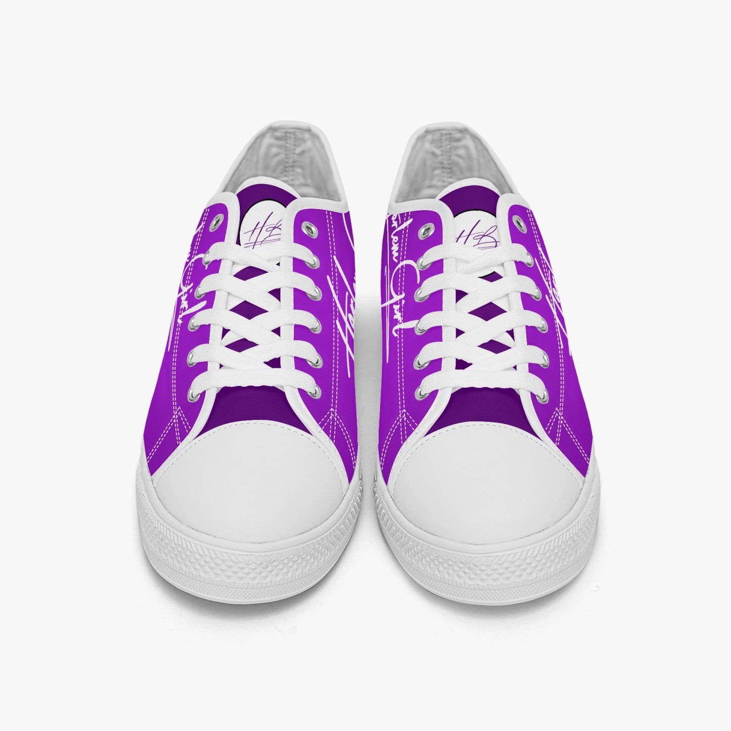HB Harlem Girl "Lenox Ave" Classic Low Tops - Amethyst - Women (Black or White Sole)