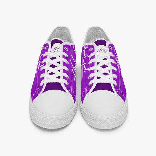HB Harlem Girl "Lenox Ave" Classic Low Tops - Amethyst - Women (Black or White Sole)
