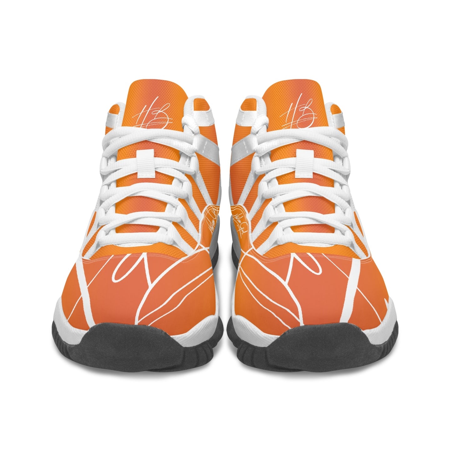 Harlem Girl "Tribe" Basketball - Mandarin w/Black or White Trim (Women's)