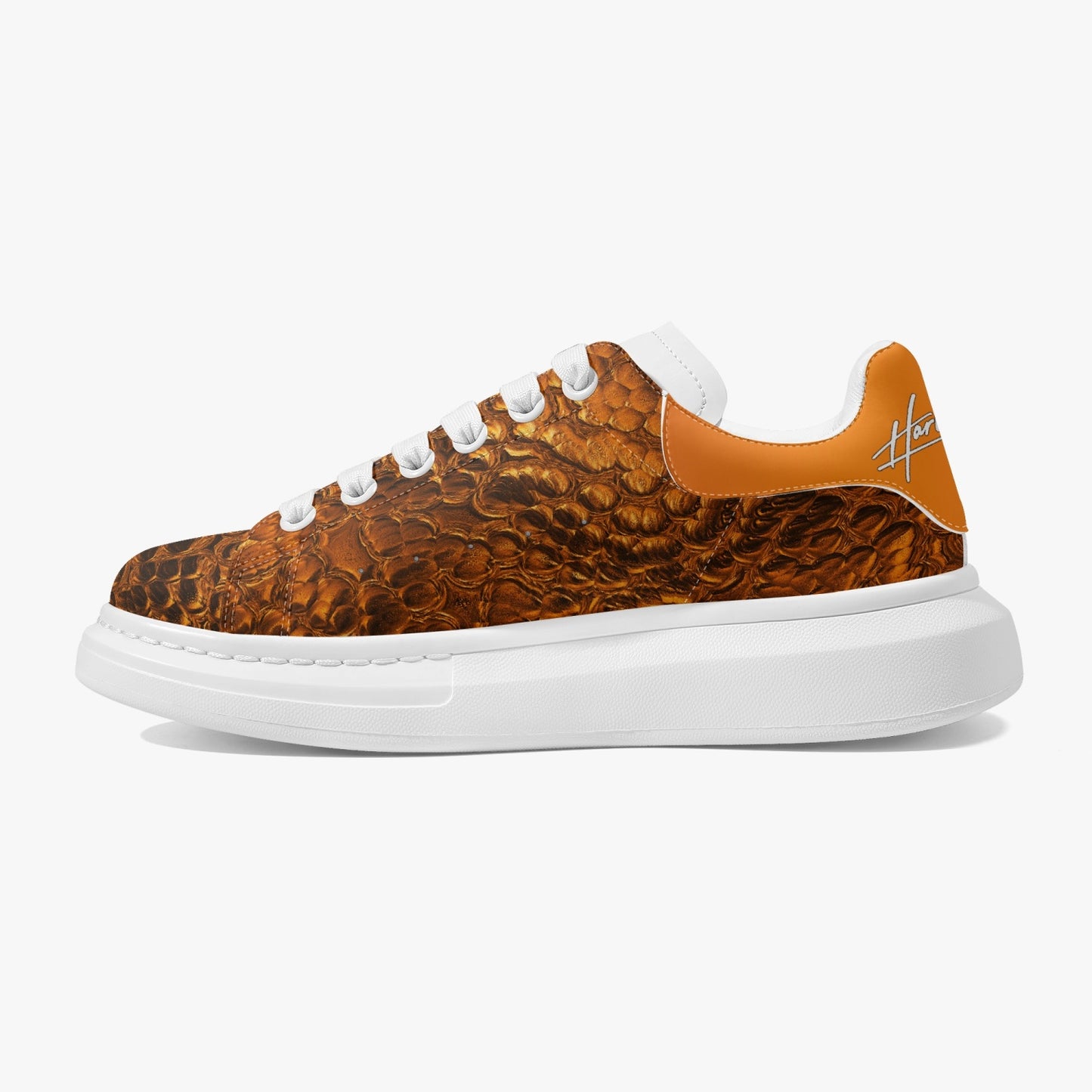 HBC - Harlem Girl Sankofa - Crocodile Print - Mandarin - Womens