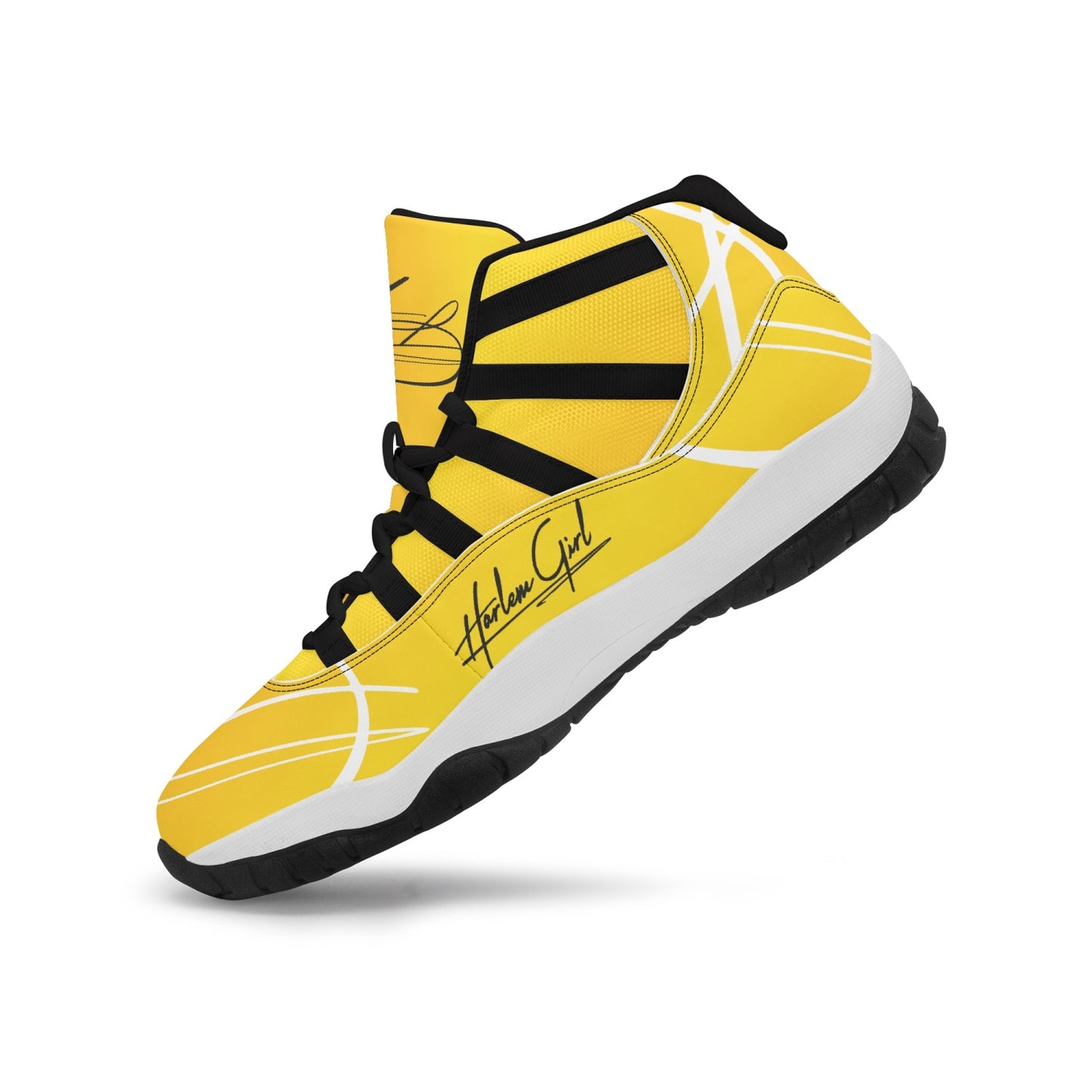 Harlem Girl "Tribe" Basketball - Gold w/Black or White Trim (Women's)