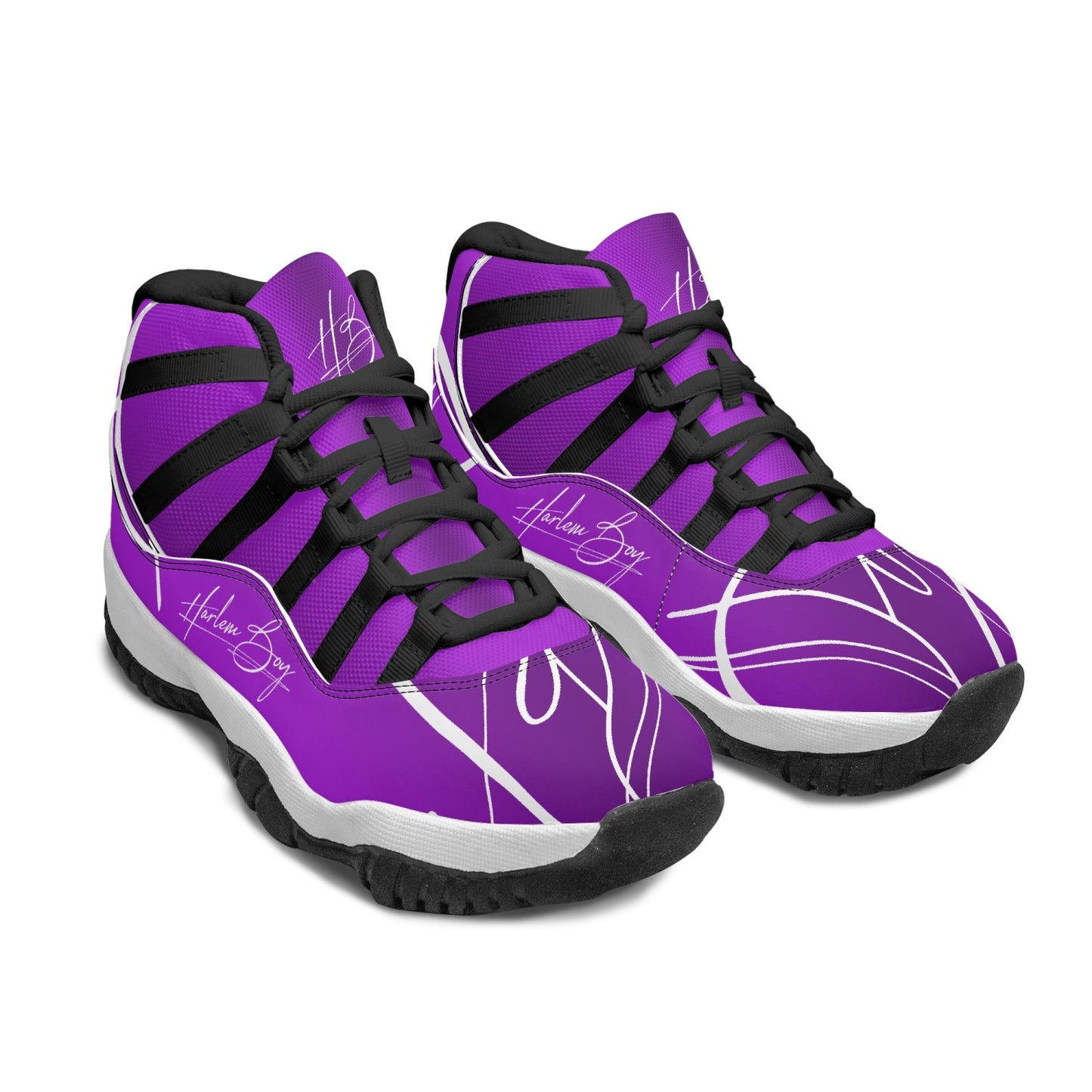 Harlem Boy "Tribe" Basketball - Amethyst w/Black or White Trim (Men's)