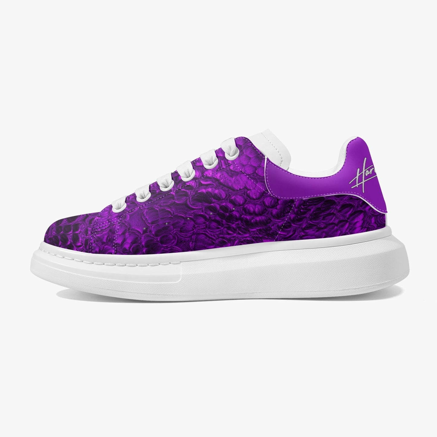HBC - Harlem Girl Sankofa - Crocodile Print - Amethyst - Womens